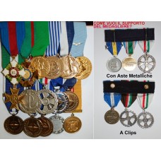 Medagliere da due o più medaglie